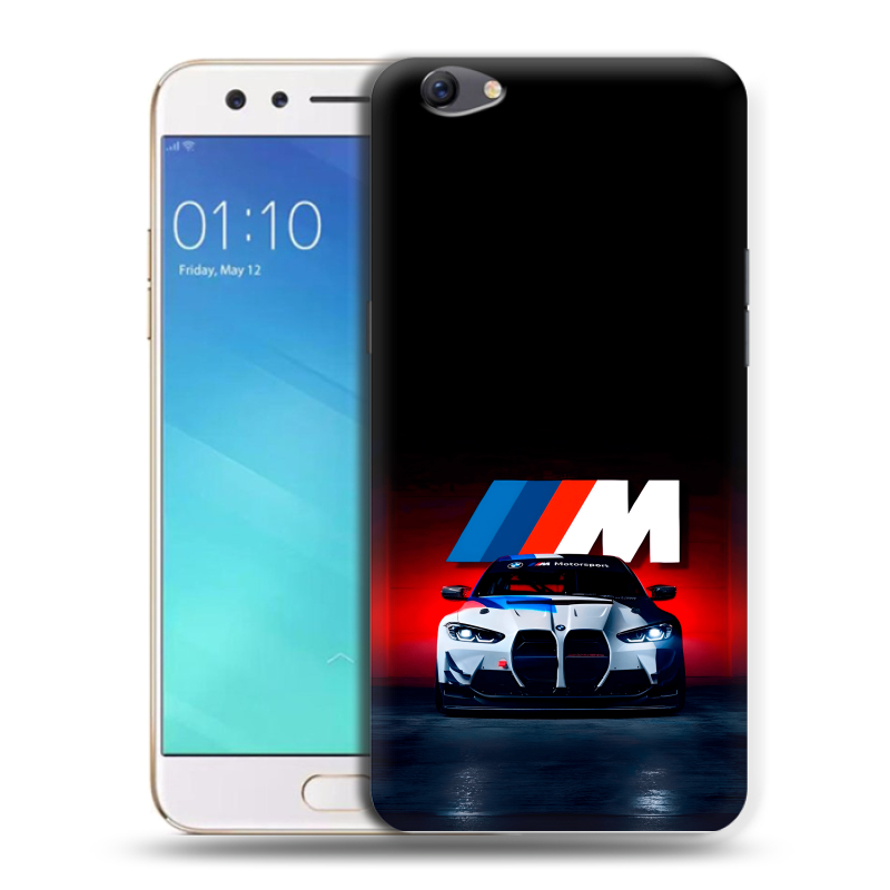 Пластиковый чехол на OPPO F3 с принтом БМВ BMW Пластиковый чехол на OPPO F3 с принтом БМВ BMW