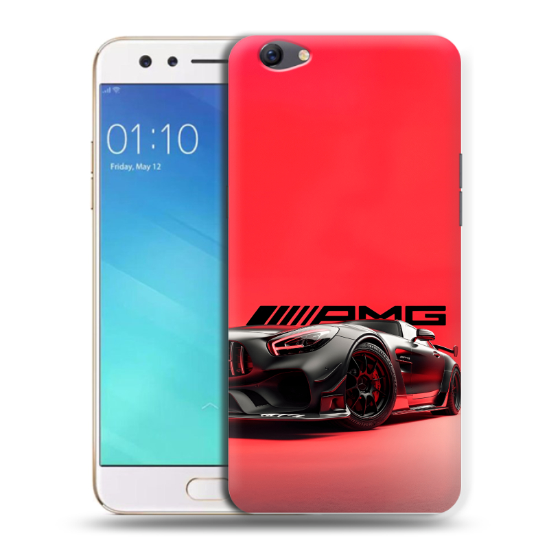 Силиконовый чехол на OPPO F3 с принтом Мерседес Mercedes AMG Силиконовый чехол на OPPO F3 с принтом Мерседес Mercedes AMG
