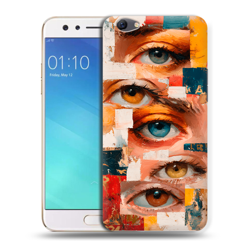 Силиконовый чехол на OPPO F3 с принтом Модный принт Силиконовый чехол на OPPO F3 с принтом Модный принт