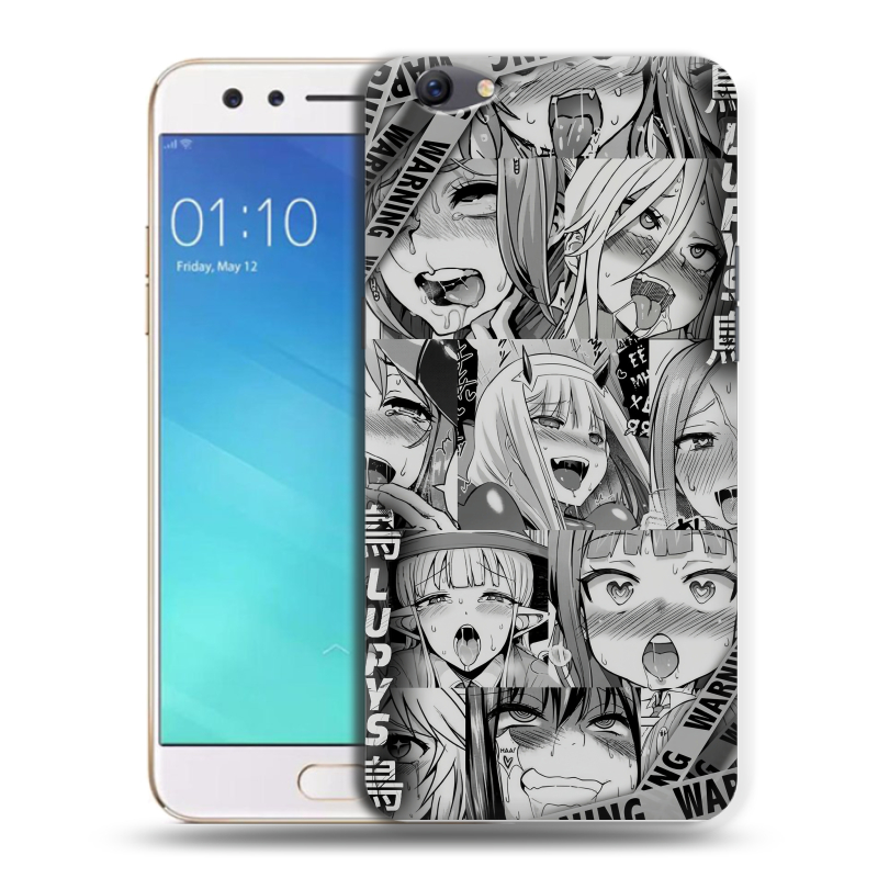 Пластиковый чехол на OPPO F3 с принтом Ahegao Ахегао Аниме Пластиковый чехол на OPPO F3 с принтом Ahegao Ахегао Аниме