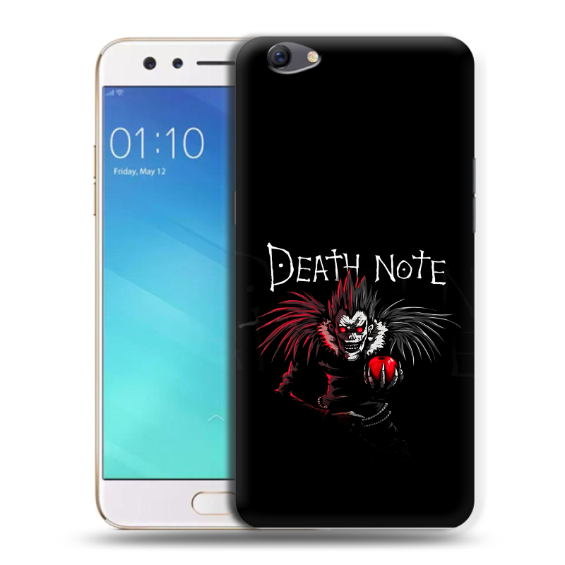 Пластиковый чехол на OPPO F3 с принтом Death note Тетрадь смерти Пластиковый чехол на OPPO F3 с принтом Death note Тетрадь смерти