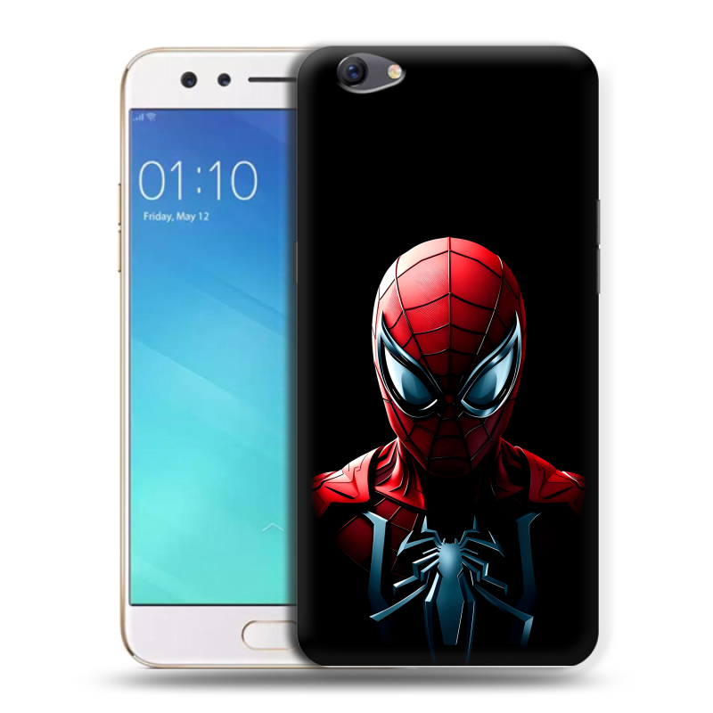 Пластиковый чехол на OPPO F3 с принтом Spiderman Человек паук Пластиковый чехол на OPPO F3 с принтом Spiderman Человек паук