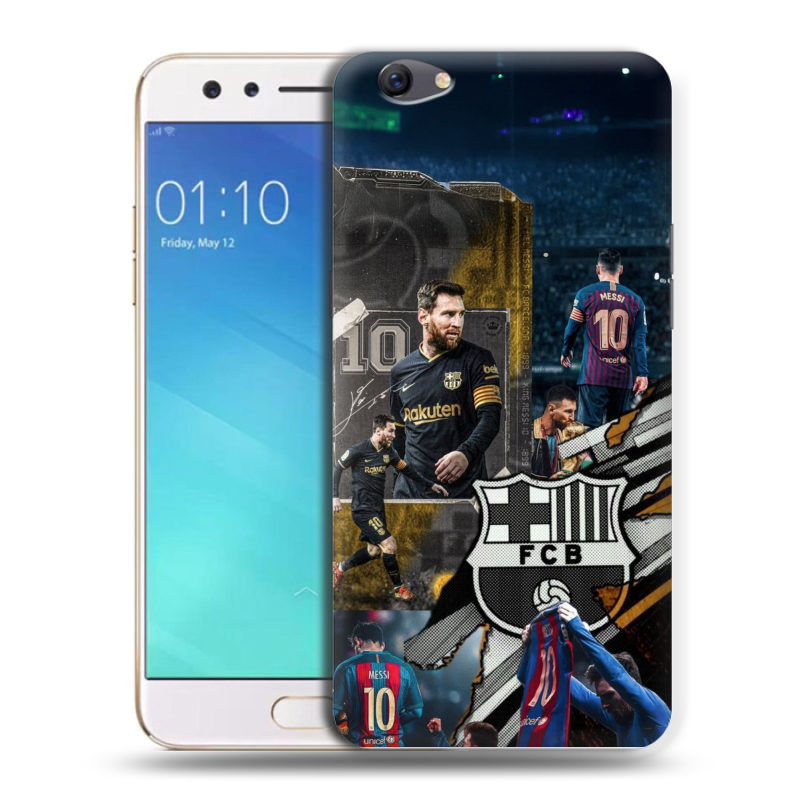 Пластиковый чехол на OPPO F3 с принтом Messi Barcelona Пластиковый чехол на OPPO F3 с принтом Messi Barcelona