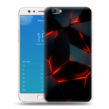 Силиконовый чехол на OPPO F3 Plus с принтом Яркие абстракции Силиконовый чехол на OPPO F3 Plus с принтом Яркие абстракции
