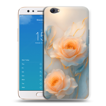 Силиконовый чехол на OPPO F3 Plus с принтом Женский