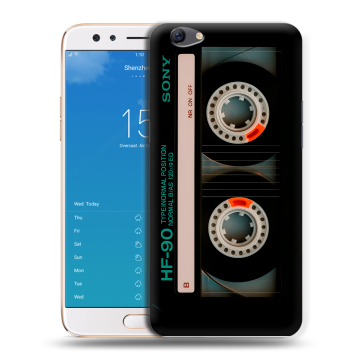 Силиконовый чехол на OPPO F3 Plus с принтом Кассета