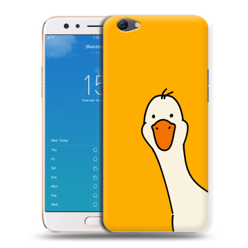 Силиконовый чехол на OPPO F3 Plus с принтом Утка