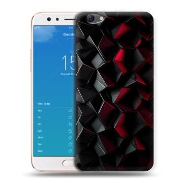 Силиконовый чехол на OPPO F3 Plus с принтом Абстракция