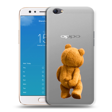 Силиконовый чехол на OPPO F3 Plus с принтом Медведь