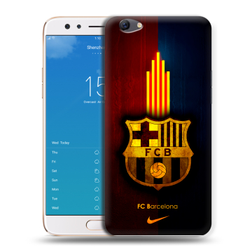 Силиконовый чехол на OPPO F3 Plus с принтом Барселона Barcelona Силиконовый чехол на OPPO F3 Plus с принтом Барселона Barcelona