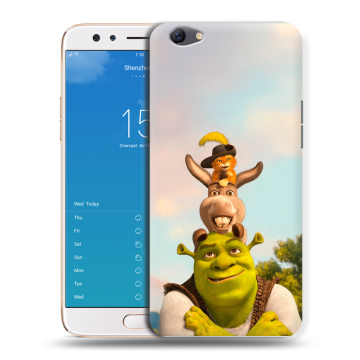 Силиконовый чехол на OPPO F3 Plus с принтом Шрек Shrek Силиконовый чехол на OPPO F3 Plus с принтом Шрек Shrek