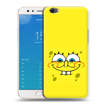 Силиконовый чехол на OPPO F3 Plus с принтом спанчбоб спанч боб Силиконовый чехол на OPPO F3 Plus с принтом спанчбоб спанч боб