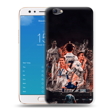 Силиконовый чехол на OPPO F3 Plus с принтом Реал Роналдо Real Ronaldo Силиконовый чехол на OPPO F3 Plus с принтом Реал Роналдо Real Ronaldo