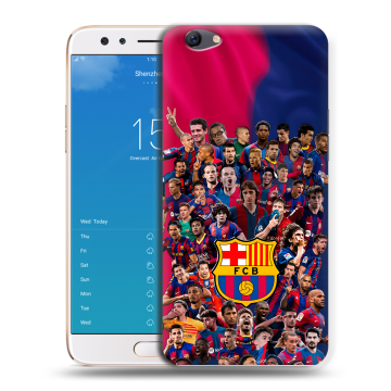 Силиконовый чехол на OPPO F3 Plus с принтом Барселона Barcelona Силиконовый чехол на OPPO F3 Plus с принтом Барселона Barcelona