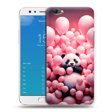 Силиконовый чехол на OPPO F3 Plus с принтом Панда