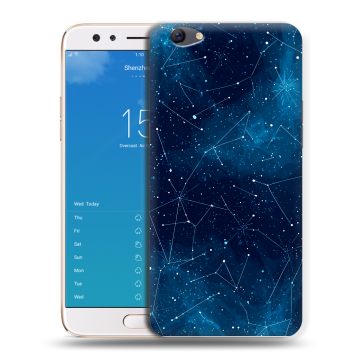 Силиконовый чехол на OPPO F3 Plus с принтом Космос звезды Силиконовый чехол на OPPO F3 Plus с принтом Космос звезды