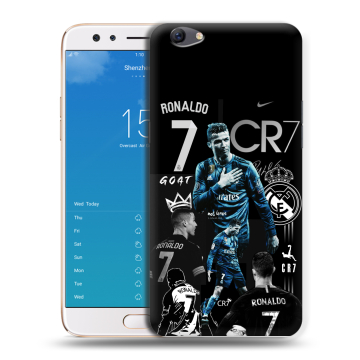 Силиконовый чехол на OPPO F3 Plus с принтом Реал Роналдо Силиконовый чехол на OPPO F3 Plus с принтом Реал Роналдо