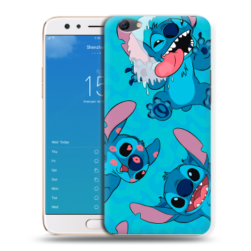 Силиконовый чехол на OPPO F3 Plus с принтом Лило и Стич Силиконовый чехол на OPPO F3 Plus с принтом Лило и Стич