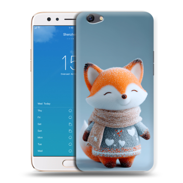 Силиконовый чехол на OPPO F3 Plus с принтом Лиса Силиконовый чехол на OPPO F3 Plus с принтом Лиса