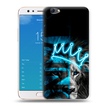 Силиконовый чехол на OPPO F3 Plus с принтом Король лев Силиконовый чехол на OPPO F3 Plus с принтом Король лев