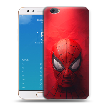 Силиконовый чехол на OPPO F3 Plus с принтом Spiderman Человек паук