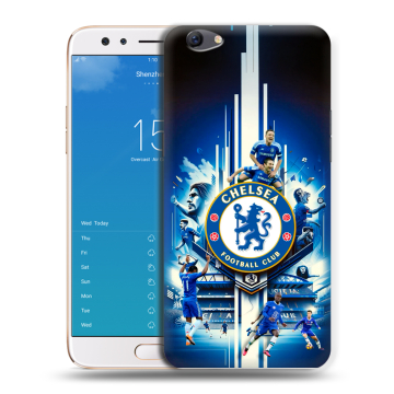 Силиконовый чехол на OPPO F3 Plus с принтом Chelsea Челси Силиконовый чехол на OPPO F3 Plus с принтом Chelsea Челси