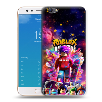 Силиконовый чехол на OPPO F3 Plus с принтом Roblox Роблокс Силиконовый чехол на OPPO F3 Plus с принтом Roblox Роблокс