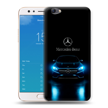 Силиконовый чехол на OPPO F3 Plus с принтом Mercedes Мерседес Силиконовый чехол на OPPO F3 Plus с принтом Mercedes Мерседес