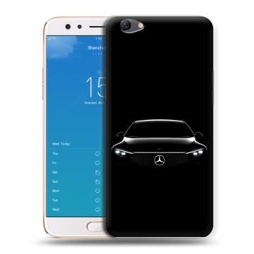 Силиконовый чехол на OPPO F3 Plus с принтом Mercedes Мерседес