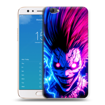 Силиконовый чехол на OPPO F3 Plus с принтом Death note Тетрадь смерти Силиконовый чехол на OPPO F3 Plus с принтом Death note Тетрадь смерти