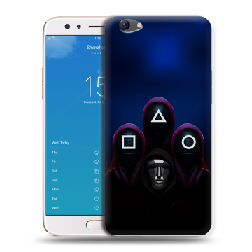 Силиконовый чехол на OPPO F3 Plus с принтом Игра Кальмара Силиконовый чехол на OPPO F3 Plus с принтом Игра Кальмара