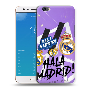Силиконовый чехол на OPPO F3 Plus с принтом Real Madrid Реал Мадрид