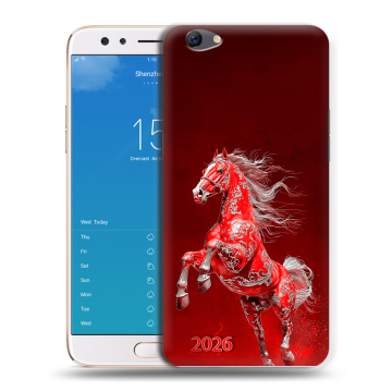 Силиконовый чехол на OPPO F3 Plus с принтом Новый год Силиконовый чехол на OPPO F3 Plus с принтом Новый год