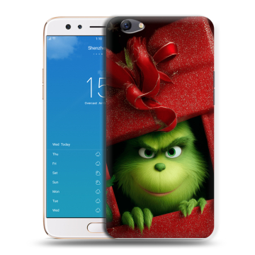 Силиконовый чехол на OPPO F3 Plus с принтом Новый год
