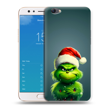 Силиконовый чехол на OPPO F3 Plus с принтом Новый год