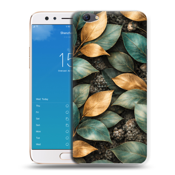 Силиконовый чехол на OPPO F3 Plus с принтом женский
