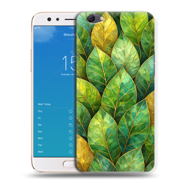 Силиконовый чехол на OPPO F3 Plus с принтом женский