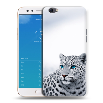 Силиконовый чехол на OPPO F3 Plus с принтом женский