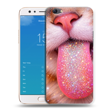 Силиконовый чехол на OPPO F3 Plus с принтом для девочек