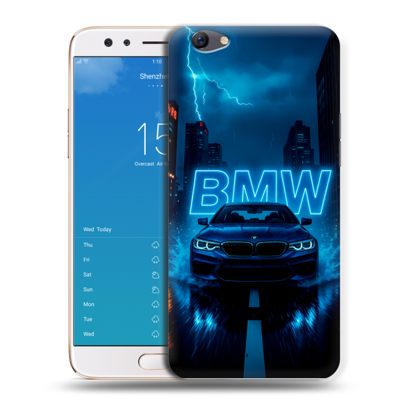 Силиконовый чехол на OPPO F3 Plus с принтом BMW БМВ Силиконовый чехол на OPPO F3 Plus с принтом BMW БМВ