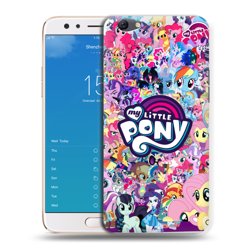 Силиконовый чехол на OPPO F3 Plus с принтом My little pony Дружба чудо Силиконовый чехол на OPPO F3 Plus с принтом My little pony Дружба чудо