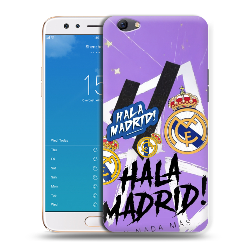 Пластиковый чехол на OPPO F3 Plus с принтом Real Madrid Реал Мадрид Пластиковый чехол на OPPO F3 Plus с принтом Real Madrid Реал Мадрид