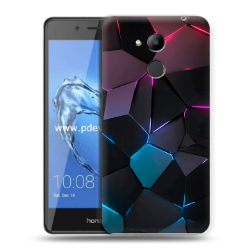 Пластиковый чехол на Huawei Honor 6C Pro с принтом Геометрия неона Пластиковый чехол на Huawei Honor 6C Pro с принтом Геометрия неона