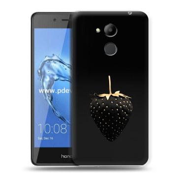 Пластиковый чехол на Huawei Honor 6C Pro с принтом Черная клубника Пластиковый чехол на Huawei Honor 6C Pro с принтом Черная клубника