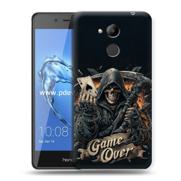 Пластиковый чехол на Huawei Honor 6C Pro с принтом Скелет карты Пластиковый чехол на Huawei Honor 6C Pro с принтом Скелет карты