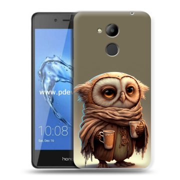Пластиковый чехол на Huawei Honor 6C Pro с принтом Сова Пластиковый чехол на Huawei Honor 6C Pro с принтом Сова