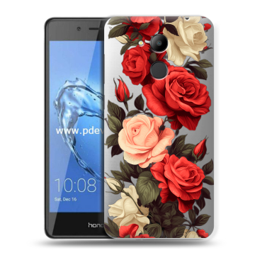Пластиковый чехол на Huawei Honor 6C Pro с принтом Розы Пластиковый чехол на Huawei Honor 6C Pro с принтом Розы