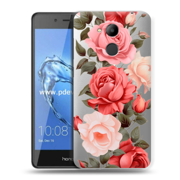 Пластиковый чехол на Huawei Honor 6C Pro с принтом Розы Пластиковый чехол на Huawei Honor 6C Pro с принтом Розы