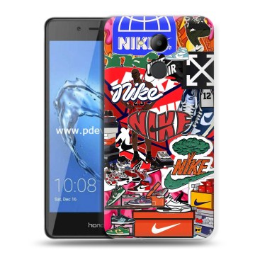Пластиковый чехол на Huawei Honor 6C Pro с принтом Найк Nike яркий Пластиковый чехол на Huawei Honor 6C Pro с принтом Найк Nike яркий