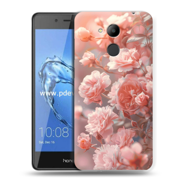 Пластиковый чехол на Huawei Honor 6C Pro с принтом Розовые розы Пластиковый чехол на Huawei Honor 6C Pro с принтом Розовые розы